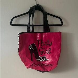 Party Girl Las Vegas Pink Tote Bag